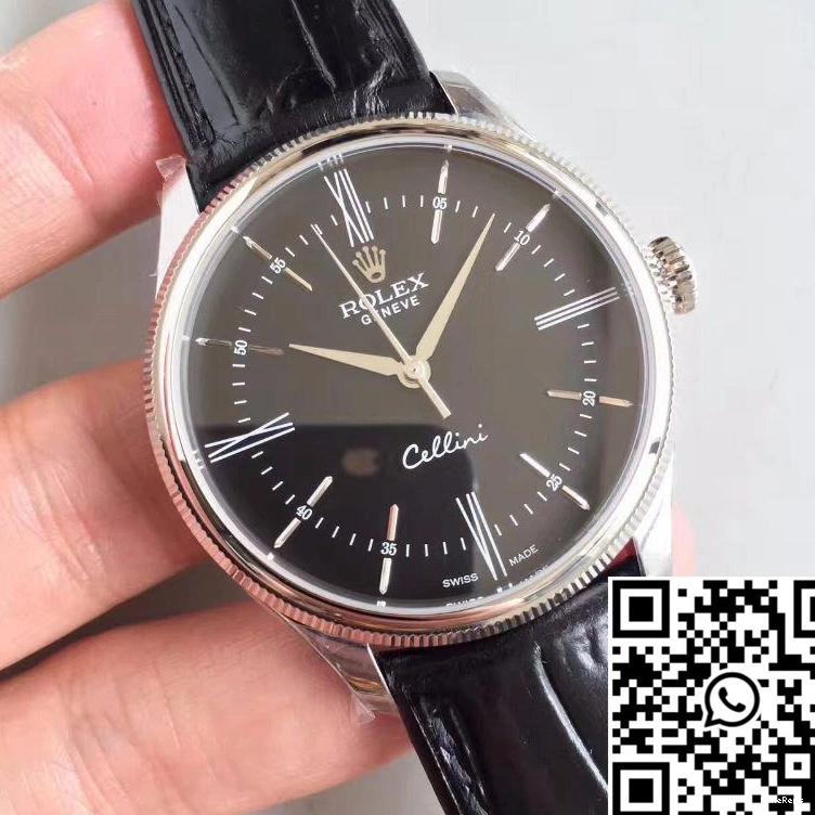 Factory MKS Cellini 50509 V4 Rolex Black Dial 1121